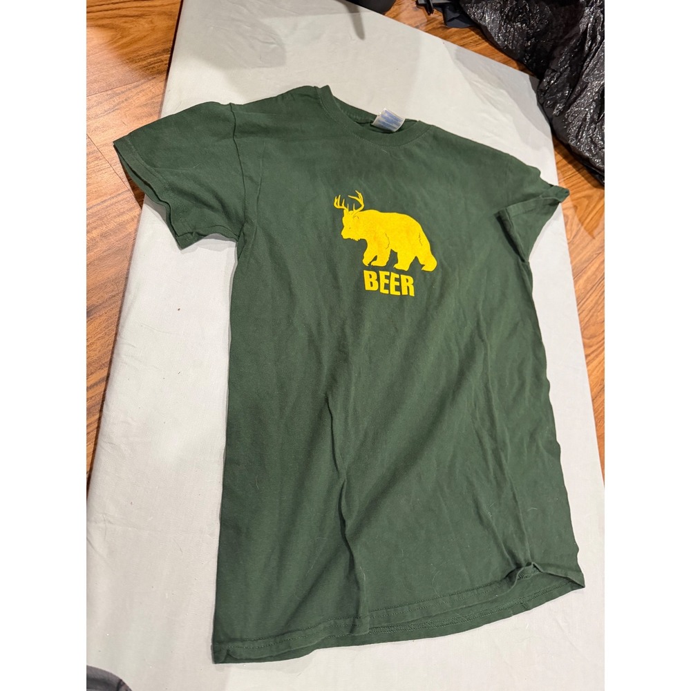 Gorpcore Mens Dillon Dam Brewery Graphic T-Shirt S Green